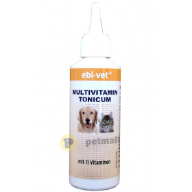 Течни мултивитамини за кучета, котки, птици и гризачи 100 мл. Ebi-Vet Multivitamin Tonicum